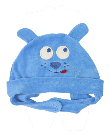 Touca-Bebe-de-Plush-de-Cachorrinho-10437-Azul-10437