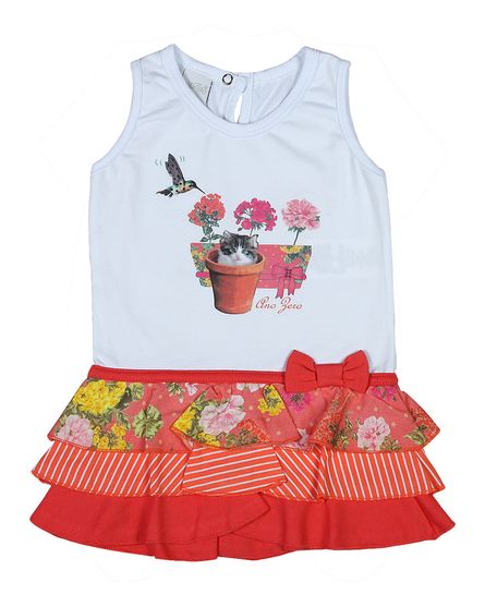 Vestido-Cotton-e-Estampado-Transfer-Gatinho-com-Beija-flor-Laranja