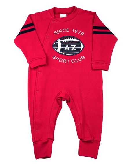 Macacão Bebê Suedine Since 1970 Sport Club - Vermelho RN