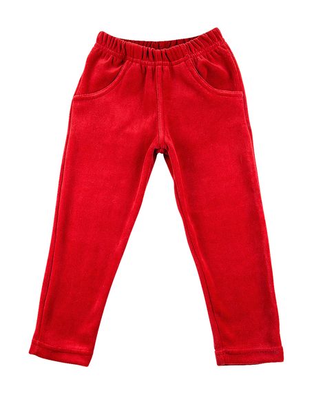 Calça Infantil Fusô Plush - Vermelho 1