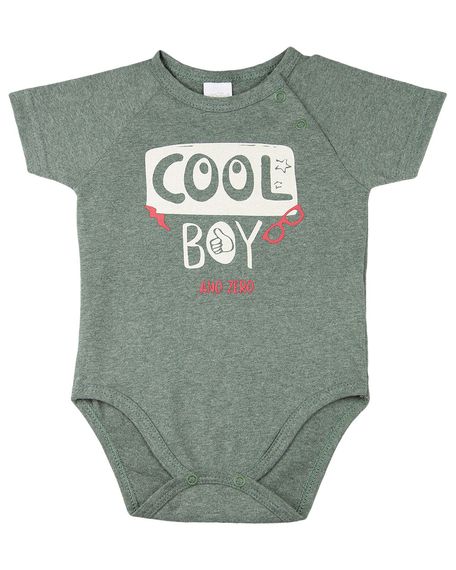 Body Bebê Malha Colore Soft Touch Cool - Verde M
