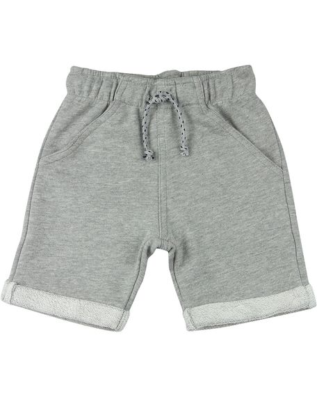 Bermuda Infantil Moletinho Trend Fleece Jeans - Mescla 3