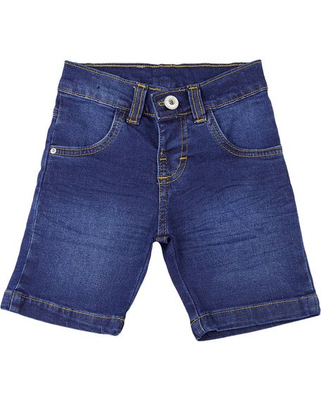 Bermuda Infantil Menino Índigo Catarina Stone Washed - Cor Unica 3