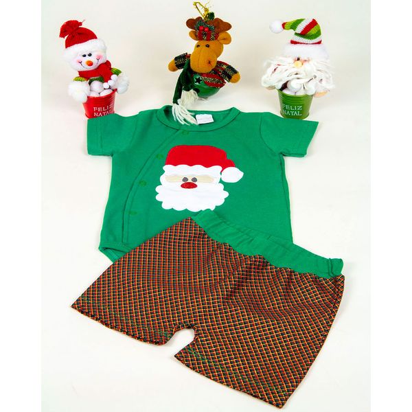 Conjunto-Bebe-Natal-e-Infantil-Cotton-e-Xadrez-Papai-Noel-Verde-12301