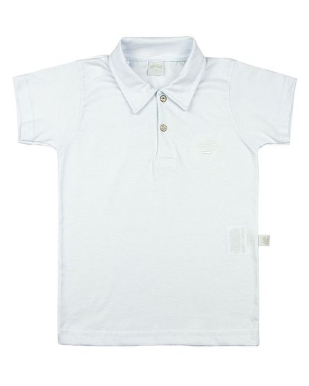 Camiseta-Infantil-Meia-Malha-com-Gola-Branco-24622