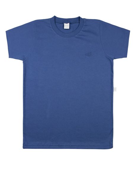 Camiseta-Infantil-Meia-Manga-Basica-Azul-Jeans-24623