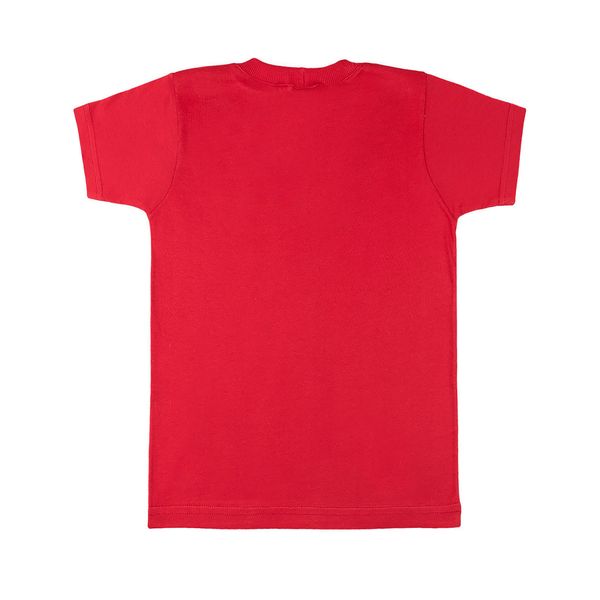 Camiseta-Infantil-Meia-Malha-Manga-Curta-Basica-Vermelho-24625