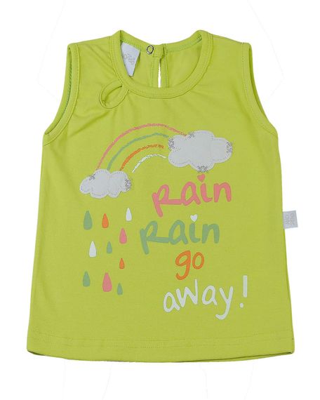 Camiseta-Infantil-Cotton-Rain-go-Away-Verde-4315