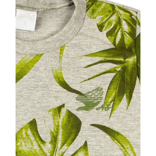 Camiseta-Infantil-Malha-Mescla-Estampada-Folhagem-Verde-24908