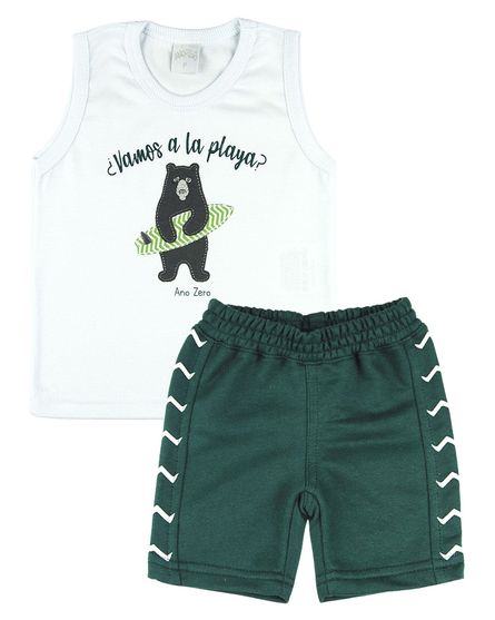 Conjunto-Bebe-Menino-Sem-Manga-Meia-Malha-e-Moletinho-Ursinho-Vamos-a-la-Playa-Branco-12608