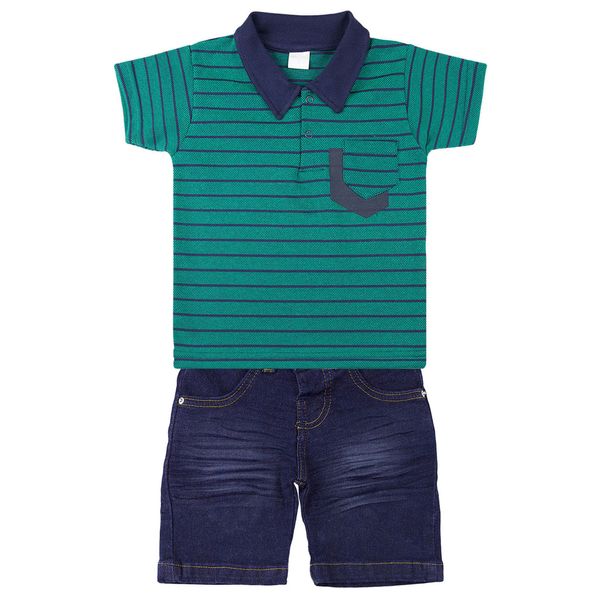 Conjunto-Infantil-Camiseta-Malha-House-Of-Cards-com-Gola-e-Bermuda-Indigo-Verde-22800