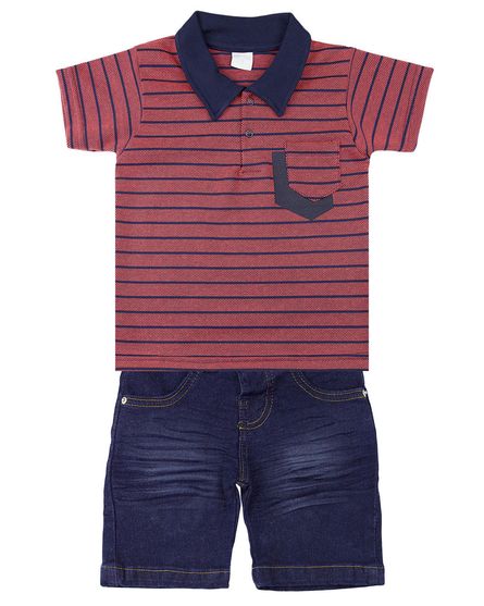 Conjunto-Infantil-Camiseta-Malha-House-Of-Cards-com-Gola-e-Bermuda-Indigo-Laranja-22800
