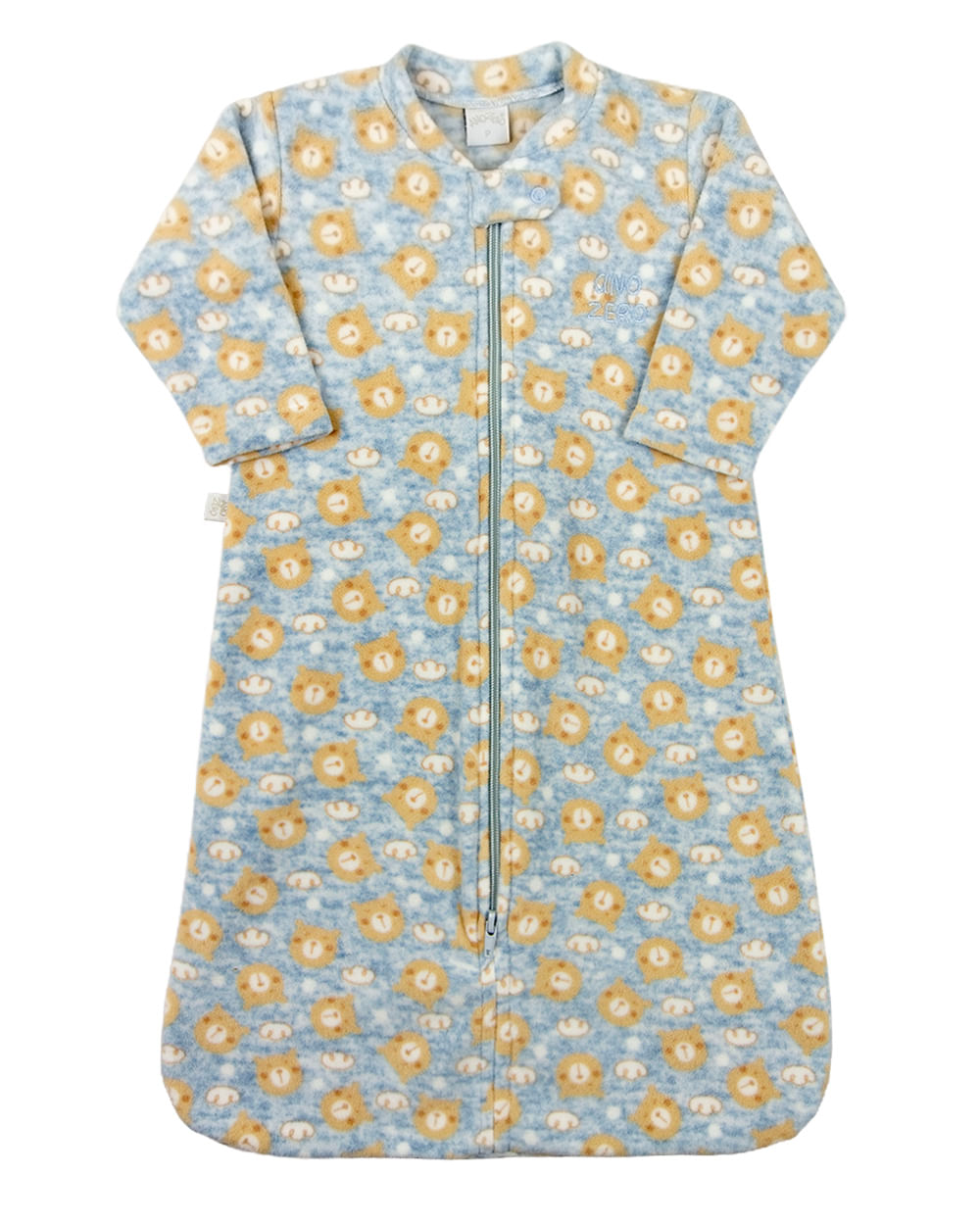 Saco de Dormir Casulo de Bebê Pijama Microsoft Estampado - Azul