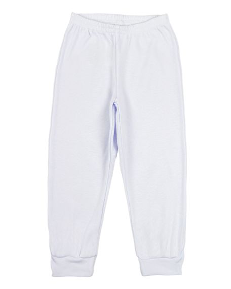 Calça Bebê de Suedine Sem Pezinho - Branco 5