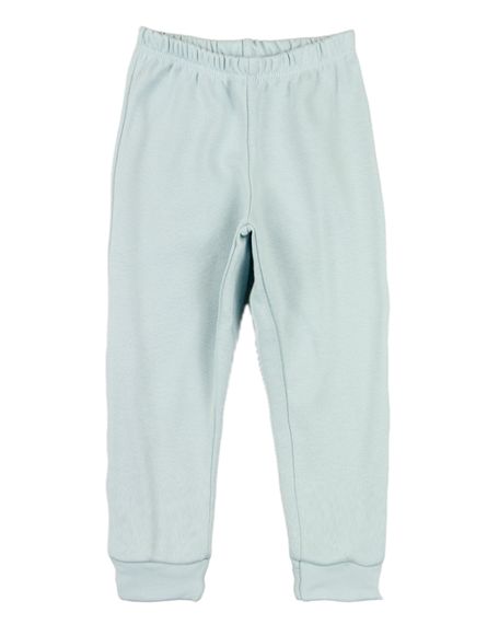Calça Bebê de Suedine Sem Pezinho - Azul 5