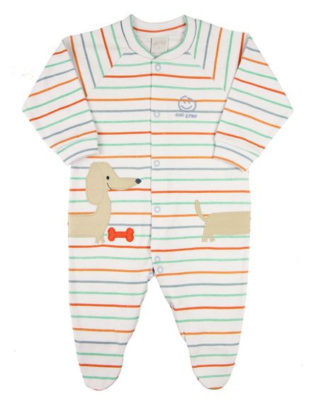 Macacao Bebe Plush Menino Bordado Ursinho Orelhas Soltas - Loja