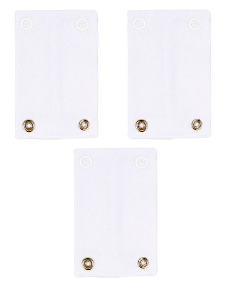 Extensor Body Kit 3 Peças Brancas com 2 Botões - Branco U