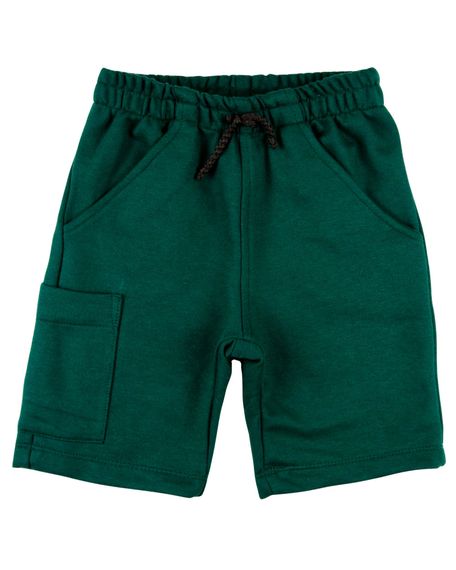 Bermuda Infantil Moletinho Orleans e Trend - Verde 1