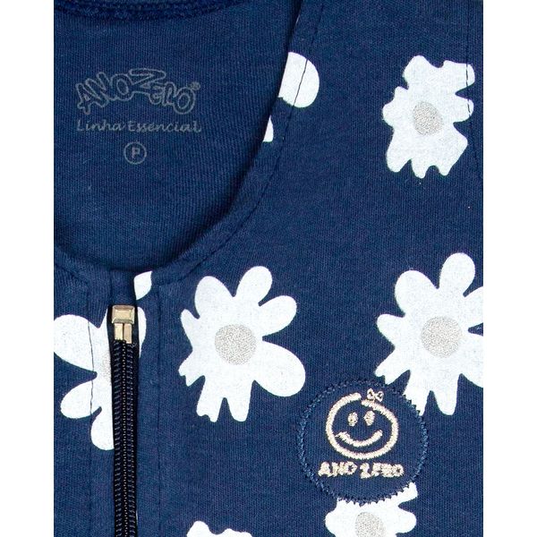 Saco-de-Dormir-Casulo-de-Bebe-Pijama-Suedine-Estampado-Flores-Marinho-19010