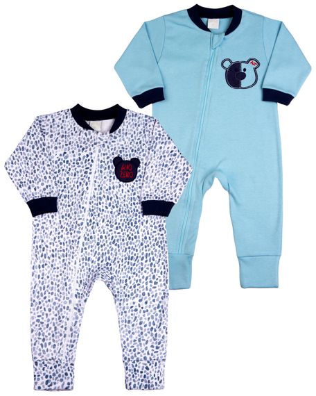 Macacao-Bebe-Menino-Suedine-Ziper-Estampado-e-Liso-Kit-Macacao-Suedine-Algodao-Ursinho-2-Pecas-Azul-17131