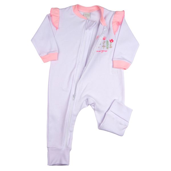 Macacao-Bebe-Suedine-Ziper-Menina-Estampado-e-Liso-Kit-Macacao-Suedine-Algodao-Floral-2-Pecas-Branco-17133