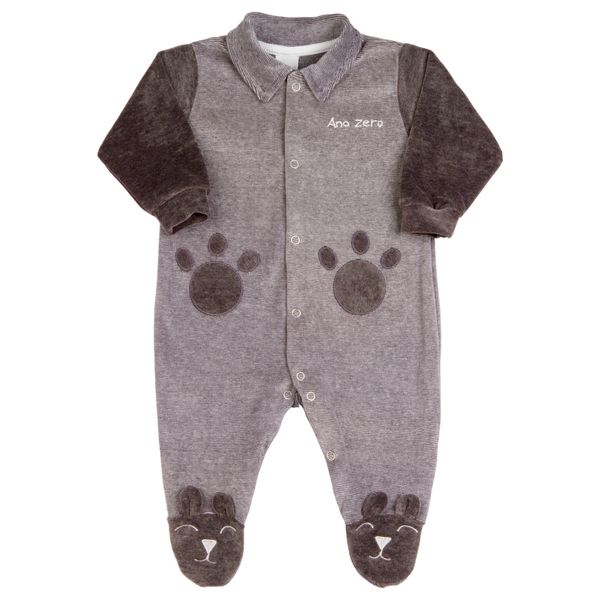 Macacao-Bebe-Plush-Listrado-Kid-Patinhas-Grafite-11825