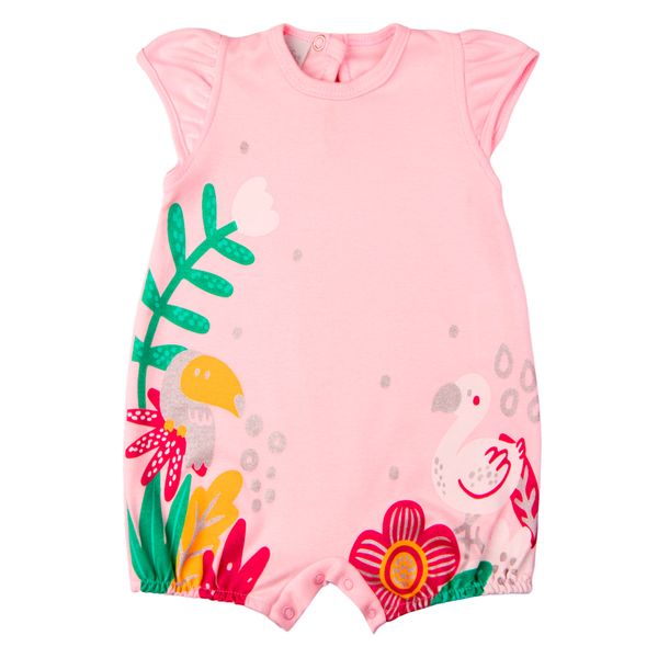 Macacao-Bebe-Menina-Verao-Sem-Mangas-Suedine-Silk-Screen-Tucano-e-Flamingo-Rosa-10135