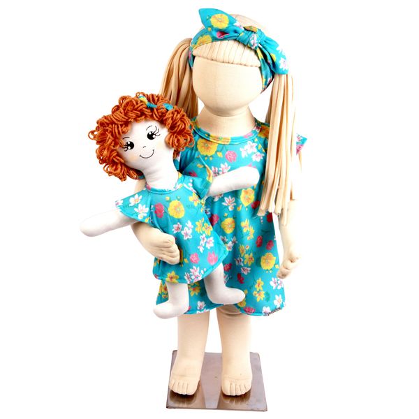Vestido-Bebe-Infantil-Com-Boneca-De-Pano-Kit-com-Faixa-de-Cabeca-Turquesa-23960