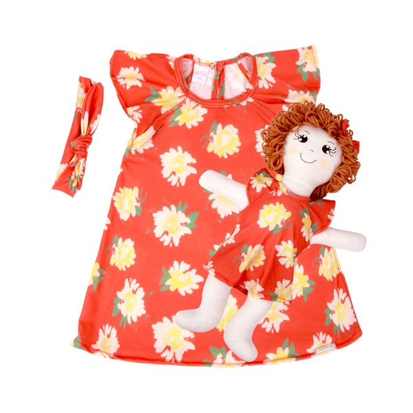 Vestido-Bebe-Infantil-Com-Boneca-De-Pano-Kit-com-Faixa-de-Cabeca-Laranja-23960