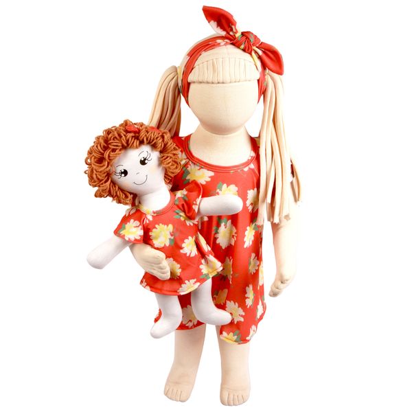 Vestido-Bebe-Infantil-Com-Boneca-De-Pano-Kit-com-Faixa-de-Cabeca-Laranja-23960