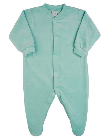 Macacao-Bebe-Plush-Unissex-Basico-Aberto-na-Frente-Verde-11000