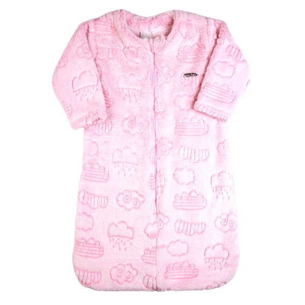 Saco-de-Dormir-Bebe-Casulo-Pijama-Cobertor-Soft-Nuvens-Grosso-Ziper-Rosa-19016