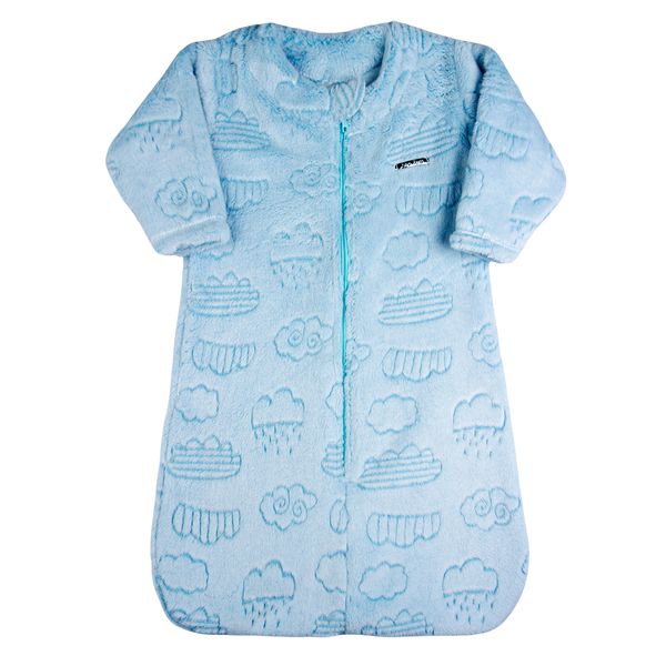 Saco-de-Dormir-Bebe-Casulo-Pijama-Cobertor-Soft-Nuvens-Grosso-Ziper-Azul-19016