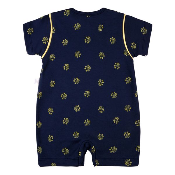 Macacao-Bebe-Menino-Curto-Suedine-Algodao-Estampado-Leao