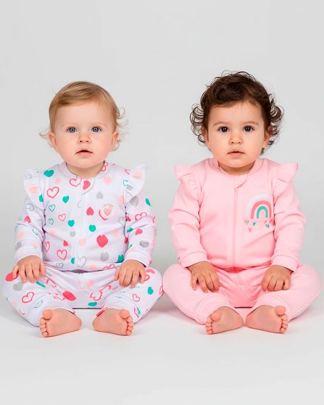 Macacao-Bebe-Menina-Suedine-Ziper-Estampado-e-Liso-Kit-Macacao-Suedine-Algodao-Coracoes-2-Pecas-Rosa-17134
