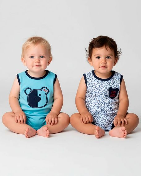 Macacao-Bebe-Menino-Suedine-Curto-Liso-e-Estampado-Kit-Macacao-Suedine-Algodao-Verao-Ursinho-2-Pecas-Azul-17231